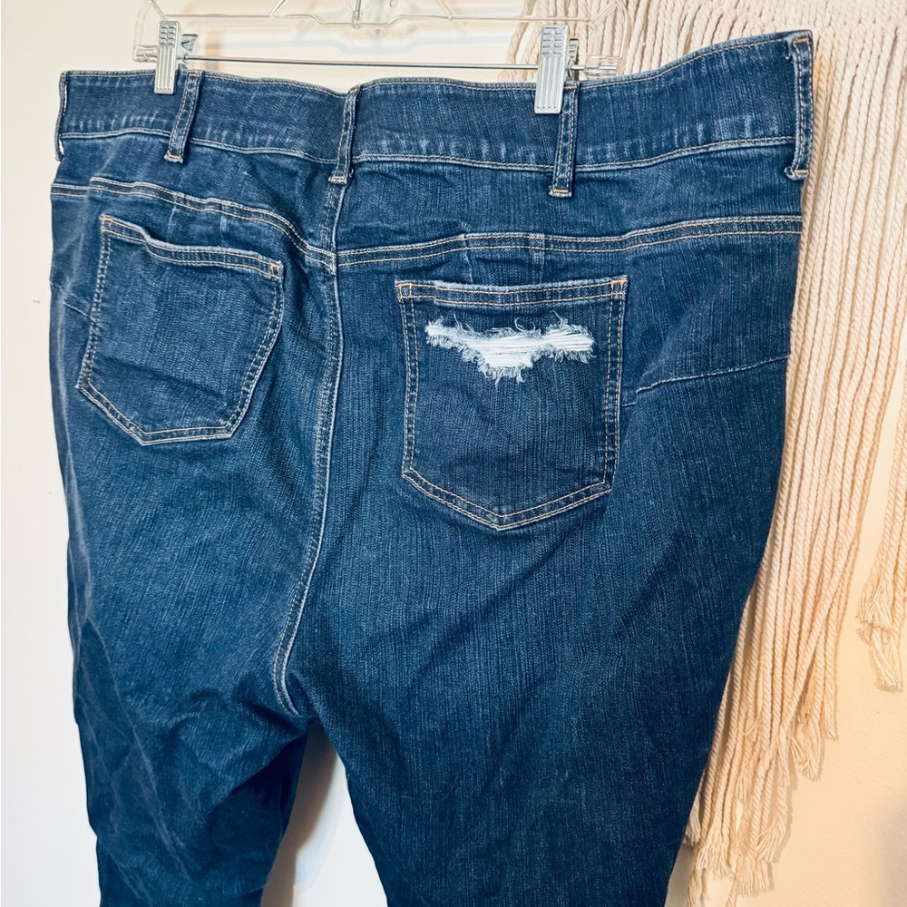 Bombshell Skinny Premium Stretch Distressed Skinny Jeans - Picture 5 of 8